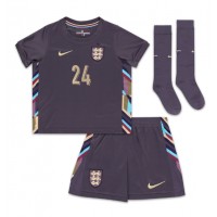 Anglicko Cole Palmer #24 Vonkajší Detský futbalový dres ME 2024 Krátky Rukáv (+ trenírky)
